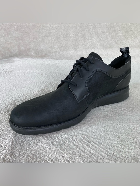 UGG Union Derby Mens Oxford Shoes Size 13 Black Leather Waterproof Treadlite NEW main image 6
